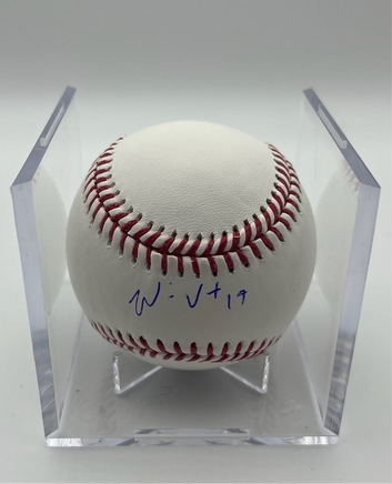 Will Vest Autographed Rawlings Official Major League Baseball JSA CoA.