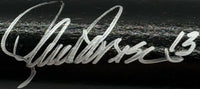 Lance Parrish Autographed Rawlings Black Bat Beckett CoA.
