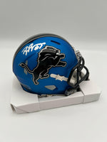 Brian Branch Autographed Detroit Lions Alternate Mini Football Helmet Beckett CoA