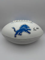 Ennis Rakestraw Jr. Autographed Detroit Lions Football Beckett CoA.