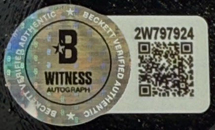 Lance Parrish Autographed Rawlings Black Bat Beckett CoA.