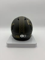 Aidan Hutchinson Autographed Detroit Lions STS Mini Football Helmet Beckett CoA