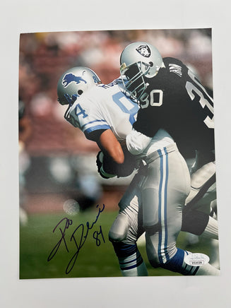 Rob Rubick Autographed 8x10 Detroit Lions Photo JSA CoA.
