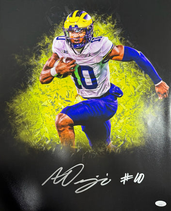 Alex Orji Autographed 16x20 Michigan Wolverines Photo JSA CoA.