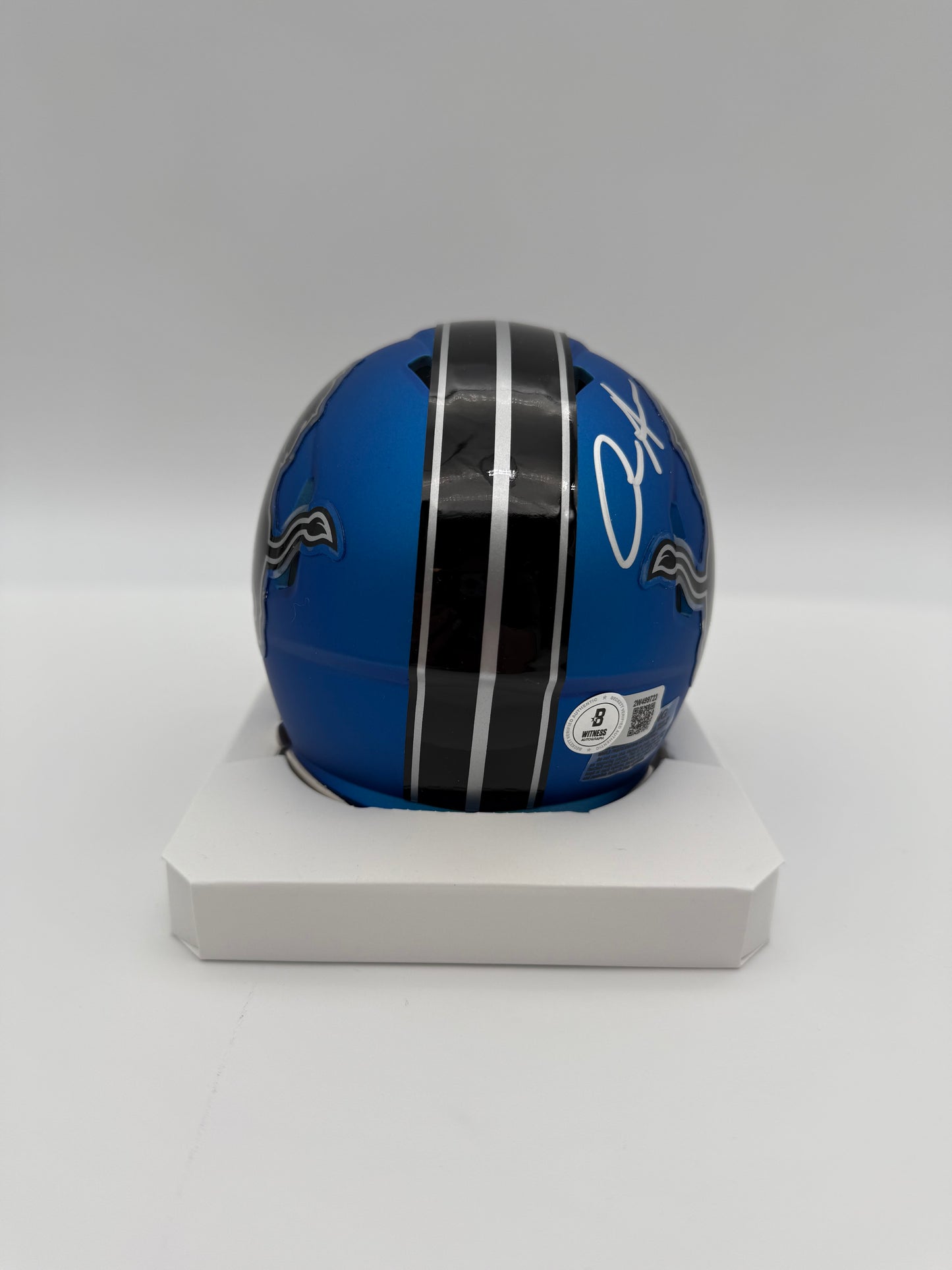 Aidan Hutchinson Autographed Detroit Lions Alternate Mini Helmet Beckett