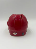 Chris Chelios Autographed Detroit Red Wings Mini Hockey Helmet JSA CoA