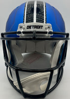 Amon-Ra St.Brown Autographed Detroit Lions Alternate Full-Size Authentic Football Helmet Beckett CoA