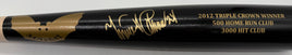 Miguel Cabrera Autographed Ash/Black Authentic Sam Wooden Baseball Bat JSA CoA