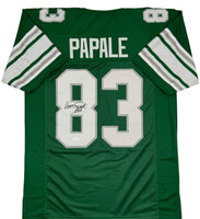 Vince Papale Autographed Philadelphia Eagles Green Custom Football Jersey JSA CoA.