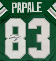 Vince Papale Autographed Philadelphia Eagles Green Custom Football Jersey JSA CoA