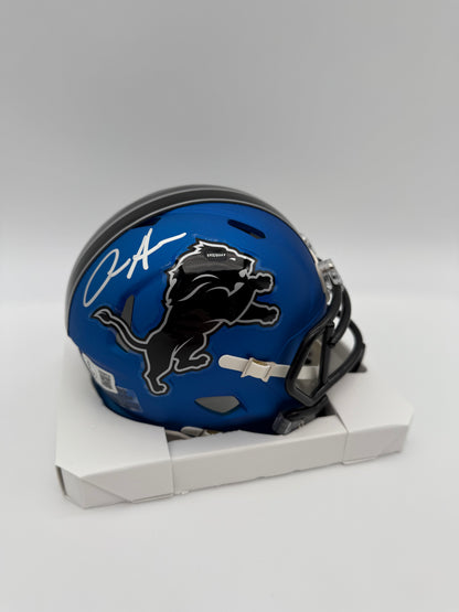 Aidan Hutchinson Autographed Detroit Lions Alternate Mini Helmet Beckett