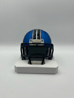 Derrick Barnes Autographed Detroit Lions Alternate Mini Football Helmet JSA CoA