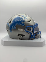 Amik Robertson Detroit Lions Autographed Speedflex Midi-Helmet W/ JSA CoA