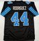Malcolm Rodriguez Autographed Detroit Lions Black Custom Football Jersey JSA CoA