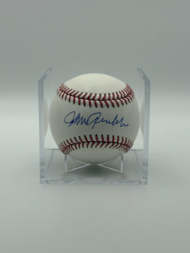Johnny Grubb Autographed Rawlings Official Major League Baseball Beckett CoA