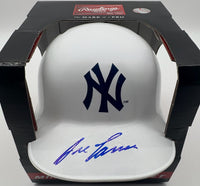 José Canseco Autographed New York Yankees Mini Baseball Helmet Beckett CoA