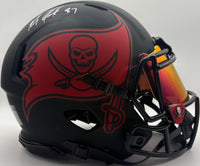 Rob Gronkowski Autographed Tampa Bay Buccaneers Eclipse Full-Size Football Helmet PSA DNA CoA
