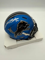 Jake Bates Autographed Detroit Lions Alternate Mini Football Helmet Beckett CoA