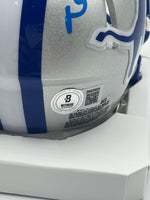 Ndamukong Suh Autographed Detroit Lions Speed Throwback Mini Football Helmet Beckett CoA.
