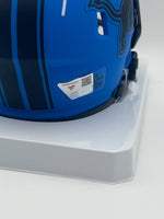 Jahmyr Gibbs Autographed Detroit Lions Mini Rave Football Helmet with Fanatics CoA