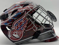 Chris Osgood Autographed & Inscribed Detroit Red Wings Goalie Face Mask JSA CoA