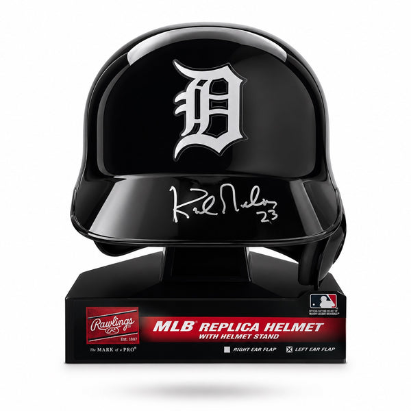 Kirk Gibson Autographed Rawlings Full Size Baseball Helmet With Beckett CoA.