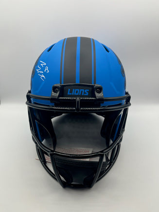 Sam Laporta Autographed Detroit Lions Rave Full-Size Authentic Football Helmet Radtke CoA.