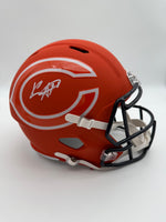 Keenan Allen Autographed Chicago Bears AMP Full-Size Replica Football Helmet Beckett CoA