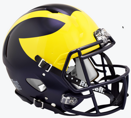 (Pre-Order) Michigan Speed Full-Size Authentic Football Helmet Autographed by Anthony Thomas