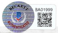 Beckett Autograph Witness Authentication