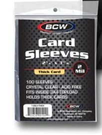 BCW Thick Card Sleeves.