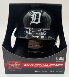 Alan Trammell Autographed Rawlings Full Size Baseball Helmet With Beckett CoA.