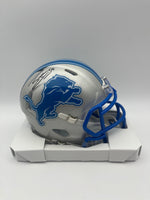 Jack Campbell Autographed Detroit Lions Mini Football Helmet with Fanatics CoA