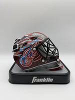 Chris Osgood Autographed & Inscribed Detroit Red Wings Mini Goalie Face Mask JSA CoA