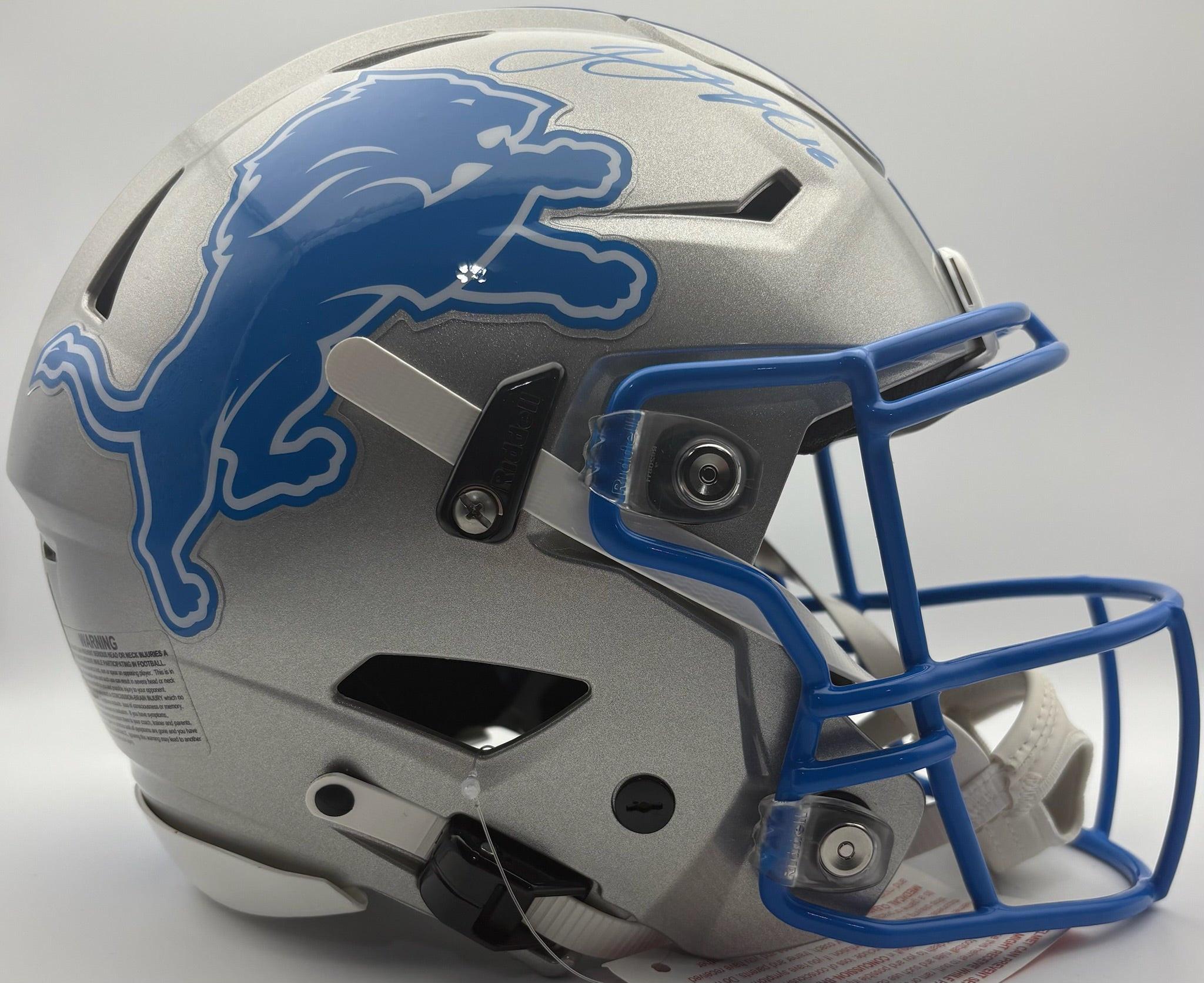 detroit lions speedflex helmet Andre Ware Autographed F/S Made by Riddell. Jared Goff Detroit Lions Autographed