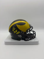 Jake Butt Autographed Michigan Wolverines Mini Football Helmet JSA CoA