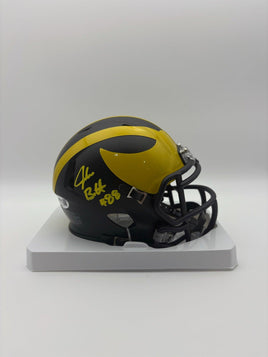 Jake Butt Autographed Michigan Wolverines Mini Football Helmet JSA CoA