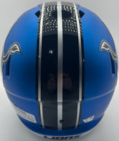 Jared Goff Autographed Detroit Lions Full-Size Alternate Football Helmet Fanatics CoA