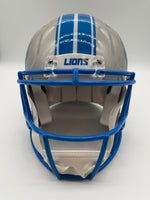 Amon-Ra St.Brown Autographed Detroit Lions Speed Full-Size Authentic Football Helmet Beckett CoA