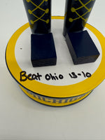 Dominic Zvada and Kalel Mullings Autographed & Inscribed Michigan Wolverines Nutcracker Beckett CoA