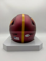 Mike Sainristil Autographed Washington Commanders Midi Mid Size Football Helmet JSA CoA