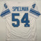 Chris Spielman Autographed Detroit Lions White Custom Football Jersey JSA CoA