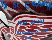 Chris Osgood Autographed & Inscribed Detroit Red Wings Goalie Face Mask JSA CoA
