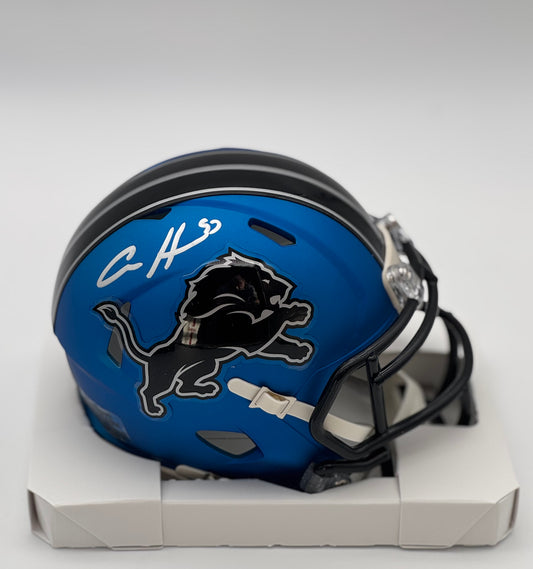 Aidan Hutchinson Autographed Detroit Lions Alternate Mini Helmet Beckett