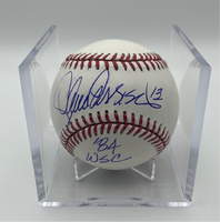 Lance Parrish Autographed and Inscribed Rawlings Official Major League Baseball