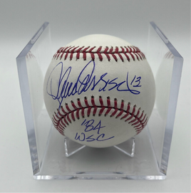 Lance Parrish Autographed and Inscribed Rawlings Official Major League Baseball