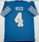 DJ Reed Autographed Detroit Lions Blue Custom Football Jersey Beckett CoA