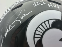 Andre Rison Autographed & Inscribed Michigan State Spartans Full-Size Replica Football Helmet Beckett CoA
