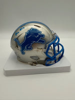 Ennis Rakestraw Jr. Autographed Detroit Lions Speed Mini Football Helmet Beckett CoA