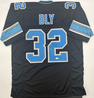 Dré Bly Autographed Detroit Lions Black Custom Football Jersey JSA CoA.